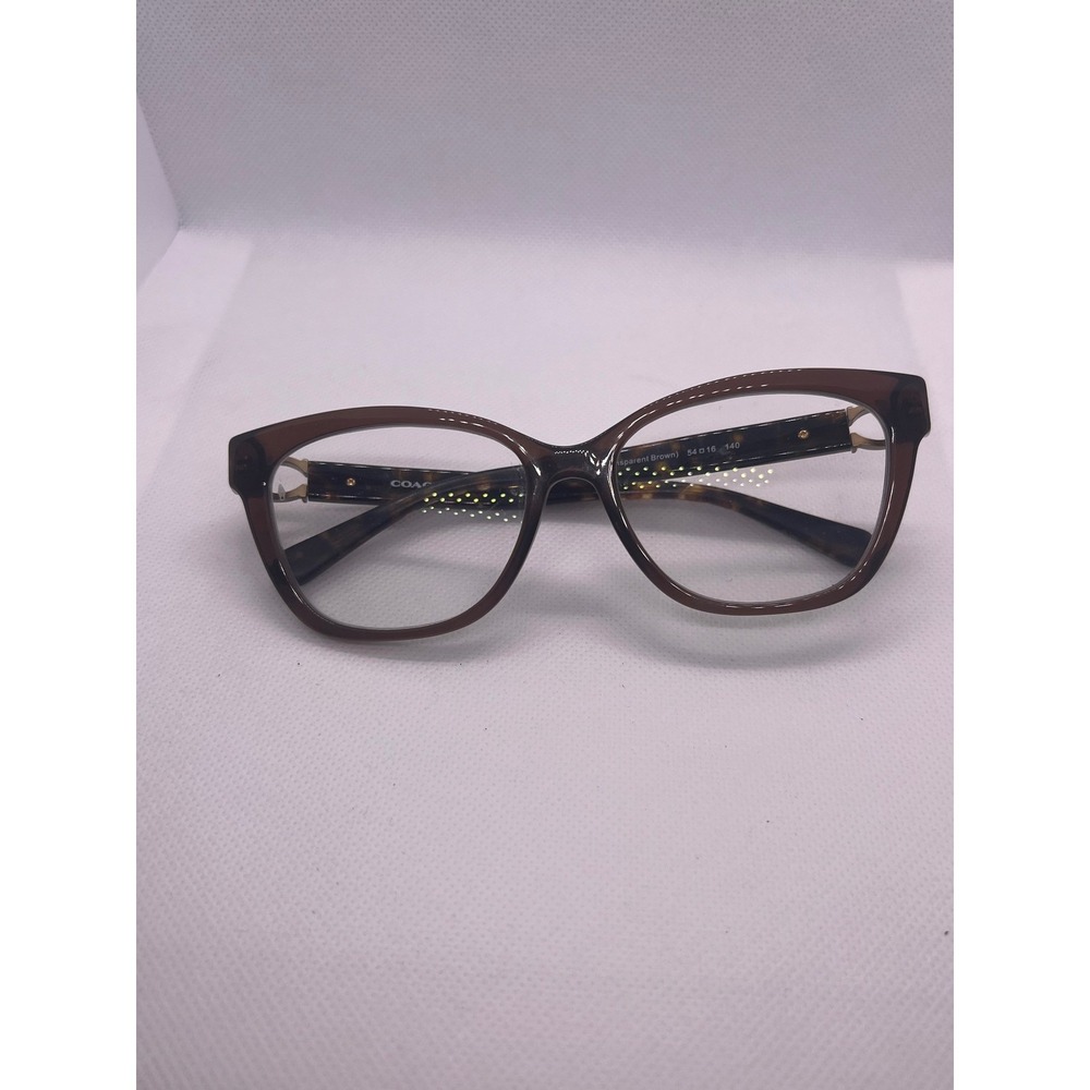 Coach 5035 Transparent Brown Tortoise Eye Glasses Designer‎ Frames